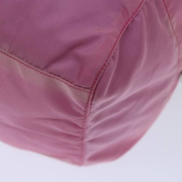 PRADA Boston Bag Nylon Pink Auth ac2870 - Picture 14 of 16